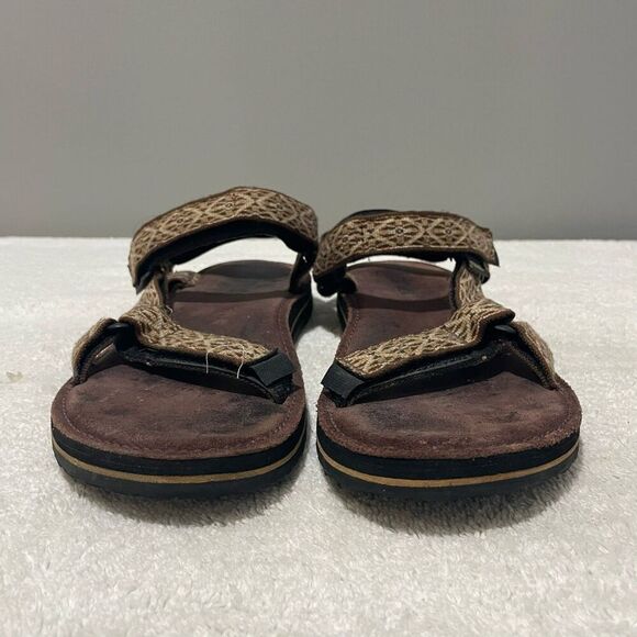 Teva Midform Universal Women Strappy Sandals 9 Gemina Maple Sugar Open Toe Vegan - Picture 2 of 11